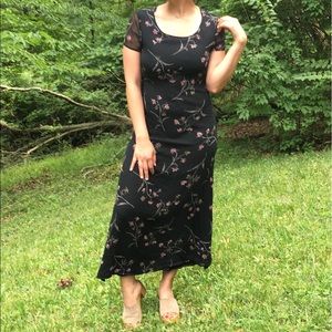 Robbie Bee Long Silk Dress